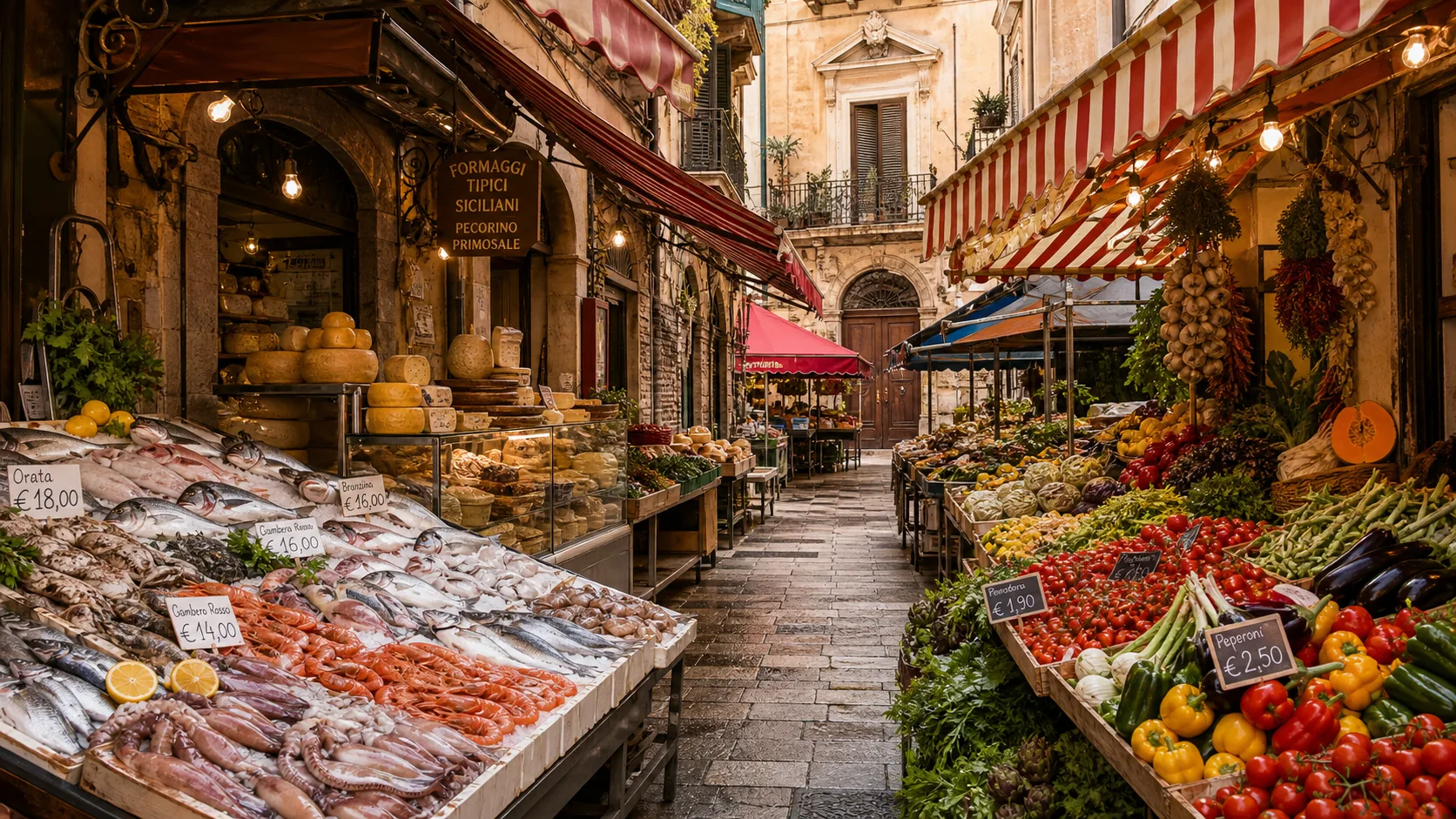 Markt in Sizilien